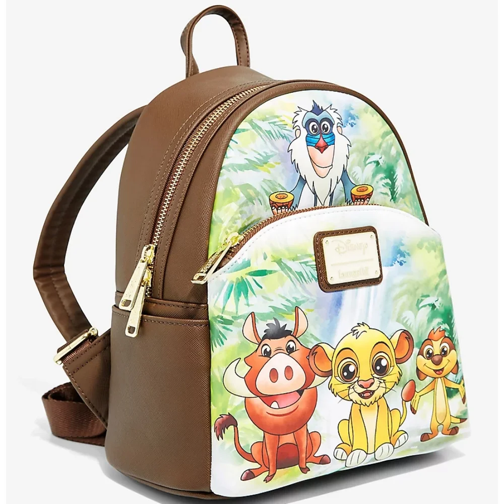 Loungefly Lion King mini backpack and cardholder